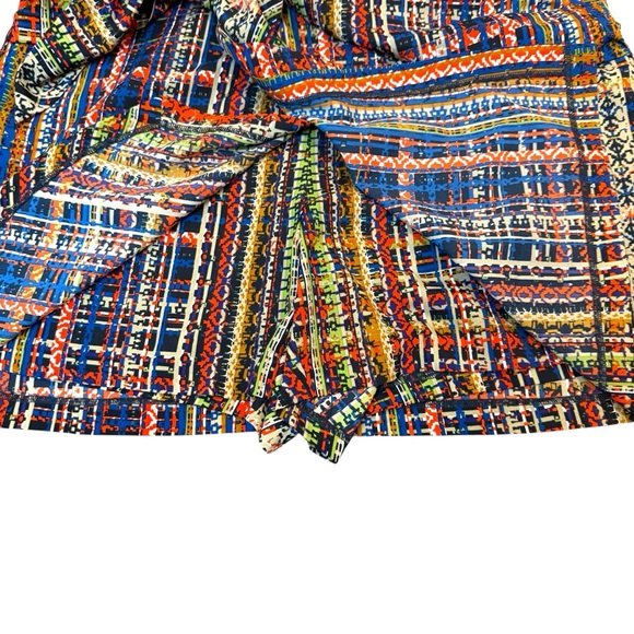 CAbi Multicolor Patterned Women’s Skort Sarong size 14 - Picture 6 of 9